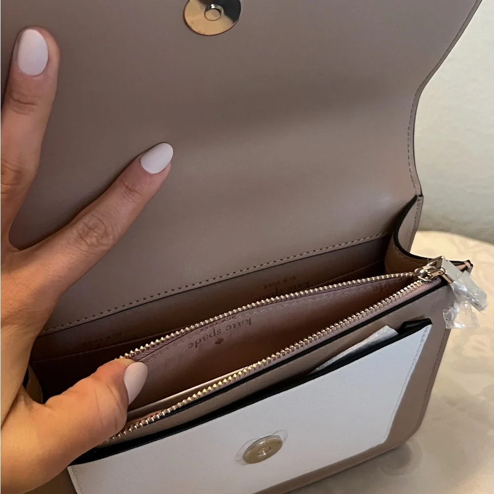 New Kate Spade Black and Tan Women's Bag - Picture 13 of 16